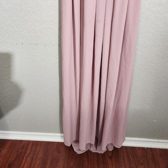 LadMous Maxi Dress Womens Small Pink Sleeveless Lace Bodice Formal Gown NWT - Picture 3 of 16
